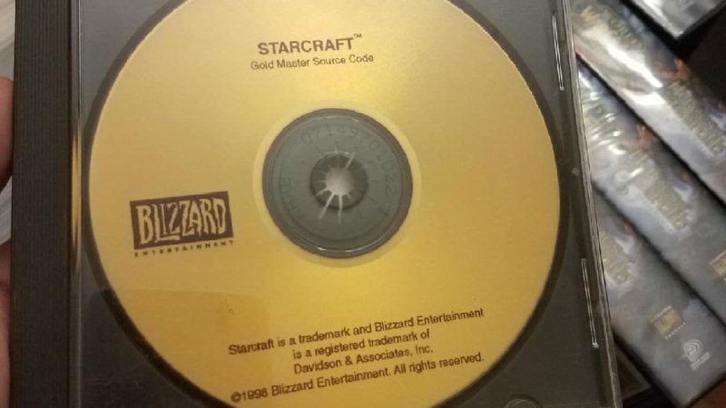 Starcraft Gold Master Source Code Disc Returns Home after 20 Years