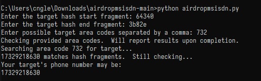 AirDropAirDrop 具有一些便利，因为当接受方的手机与分享方是联系人关系，就会显示联系人的名称，所以为了确定潜在发件人的设备是否是联系人，AirDrop 的分享方实际上会广播自己的手机和电子邮箱的部分 SHA-256