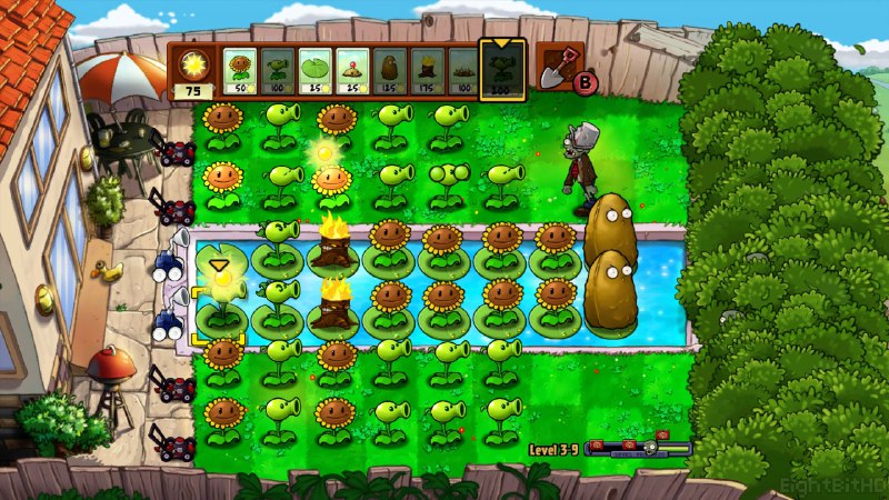 《植物大战僵尸》的高清版本《植物大战僵尸》是非常经典的游戏，虽然最初的 PC 平台的游戏，但随后登录了当时几乎所有的主流平台，但是 PC 版仍是都是 4:3 以及低解析度的画面（即使更新到了年度版）